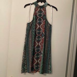 Tribal Print Halter dress